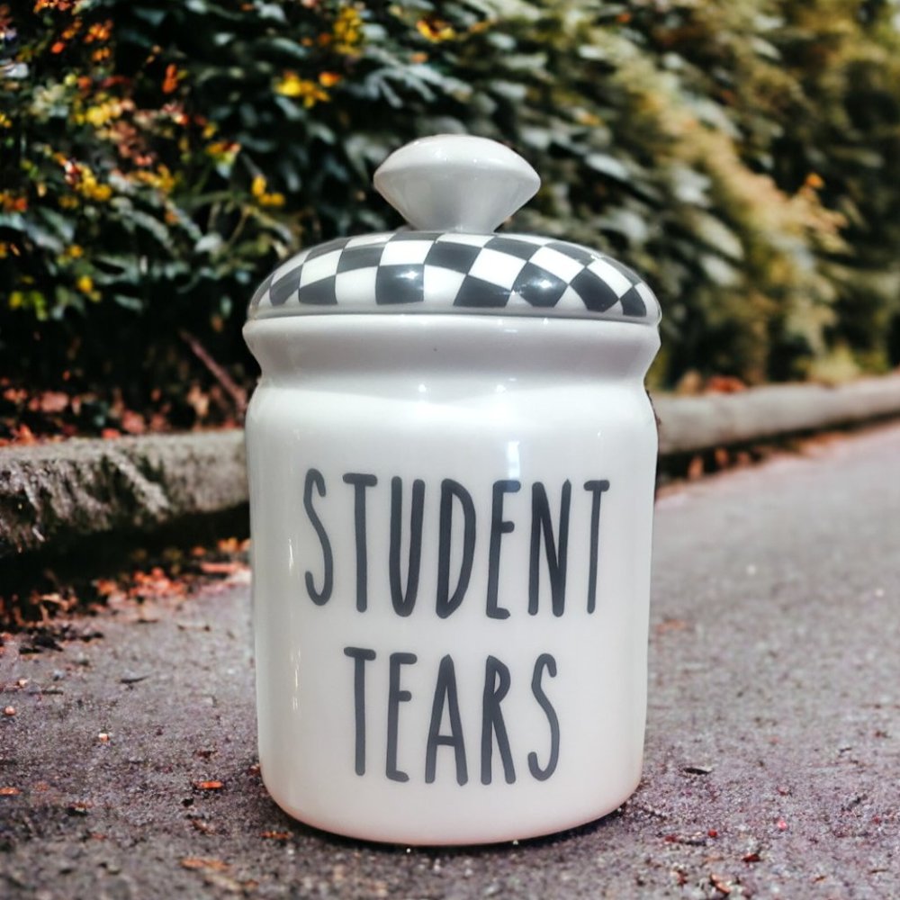 Teacher Canister - "Student Tears" - Humorous Teacher Gift by Transpac